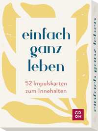 Vorderes Coverbild Kartenset: einfach ganz leben