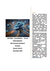 Vorderes Coverbild SAP Master Data Governance – Consolidation für die Datenmigration - Best Practices Handbuch mit Anwendungsbeispielen