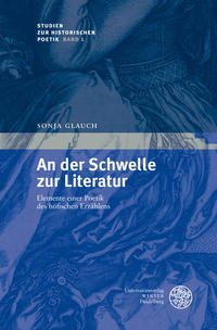 Vorderes Coverbild An der Schwelle zur Literatur