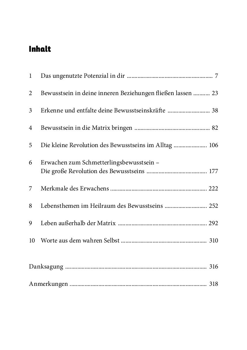 Beispielinhalt (Bild) Die Revolution des Bewusstseins