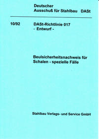 Vorderes Coverbild DASt-Richtlinie 017. Entwurf
