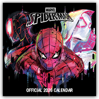 Vorderes Coverbild Marvel Spider-Man – Spiderman – Offizieller Kalender 2026