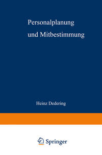 Vorderes Coverbild Personalplanung und Mitbestimmung