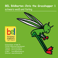 Vorderes Coverbild Learning English with Chris the Grasshopper - Bildkarten CD 1