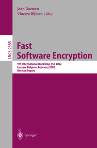 Vorderes Coverbild Fast Software Encryption