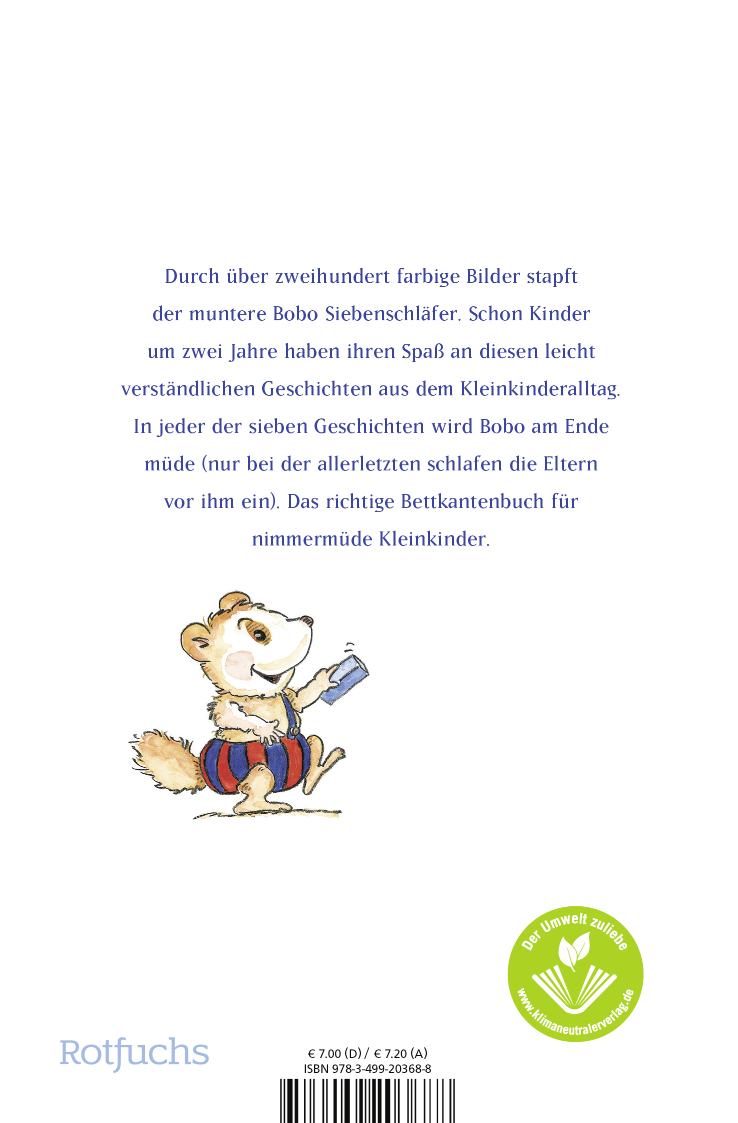 Rückseitencover Bobo Siebenschläfer