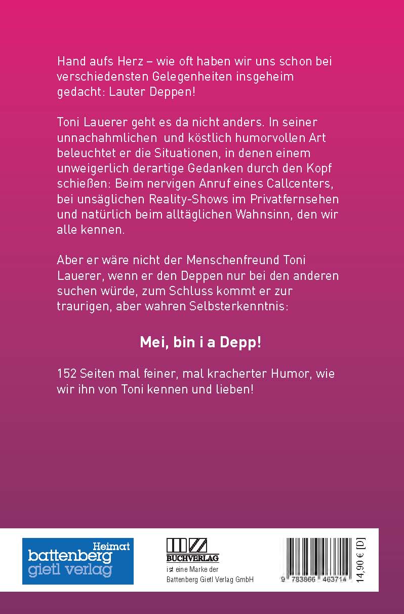 Rückseitencover Mei, bin i a Depp!