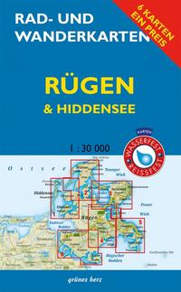 Vorderes Coverbild Rad- und Wanderkarten-Set: Rügen & Hiddensee