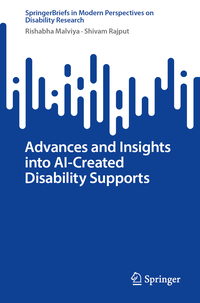 Vorderes Coverbild Advances and Insights into AI-Created Disability Supports