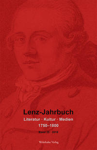 Vorderes Coverbild Lenz-Jahrbuch 25 (2018)