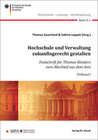 Vorderes Coverbild Hochschule und Verwaltung zukunftsgerecht gestalten
