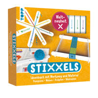 Vorderes Coverbild Kreativ-Set Stixxels - Das Universalwerkzeug für Makramee, Knüpfen, Pompons und Weben. Weltneuheit!