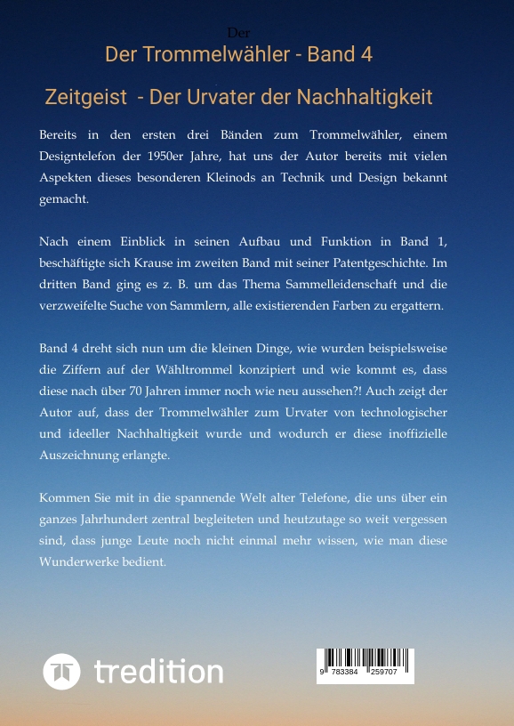 Rückseitencover Der Trommelwähler - Band 4