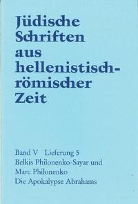 Vorderes Coverbild Jüdische Schriften aus hellenistisch-römischer Zeit, Bd 5: Apokalypsen / Die Apokalypse Abrahams
