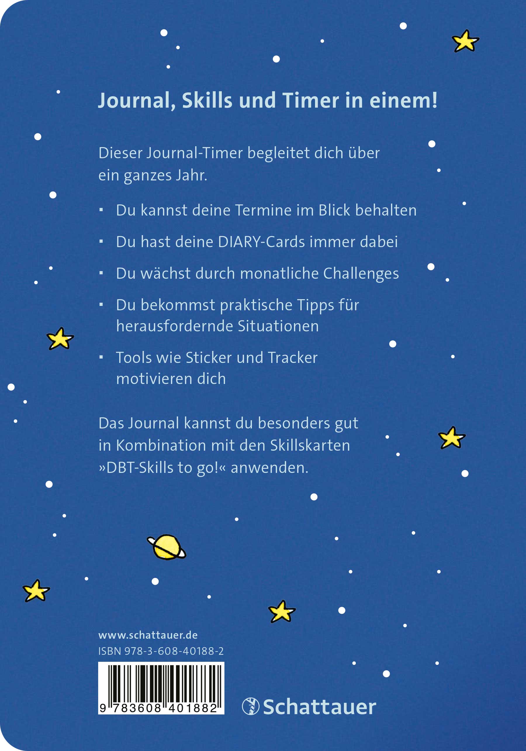 Rückseitencover Mein DBT-Journal to go!