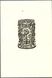 Vorderes Coverbild William Shakespeare Die Sonette