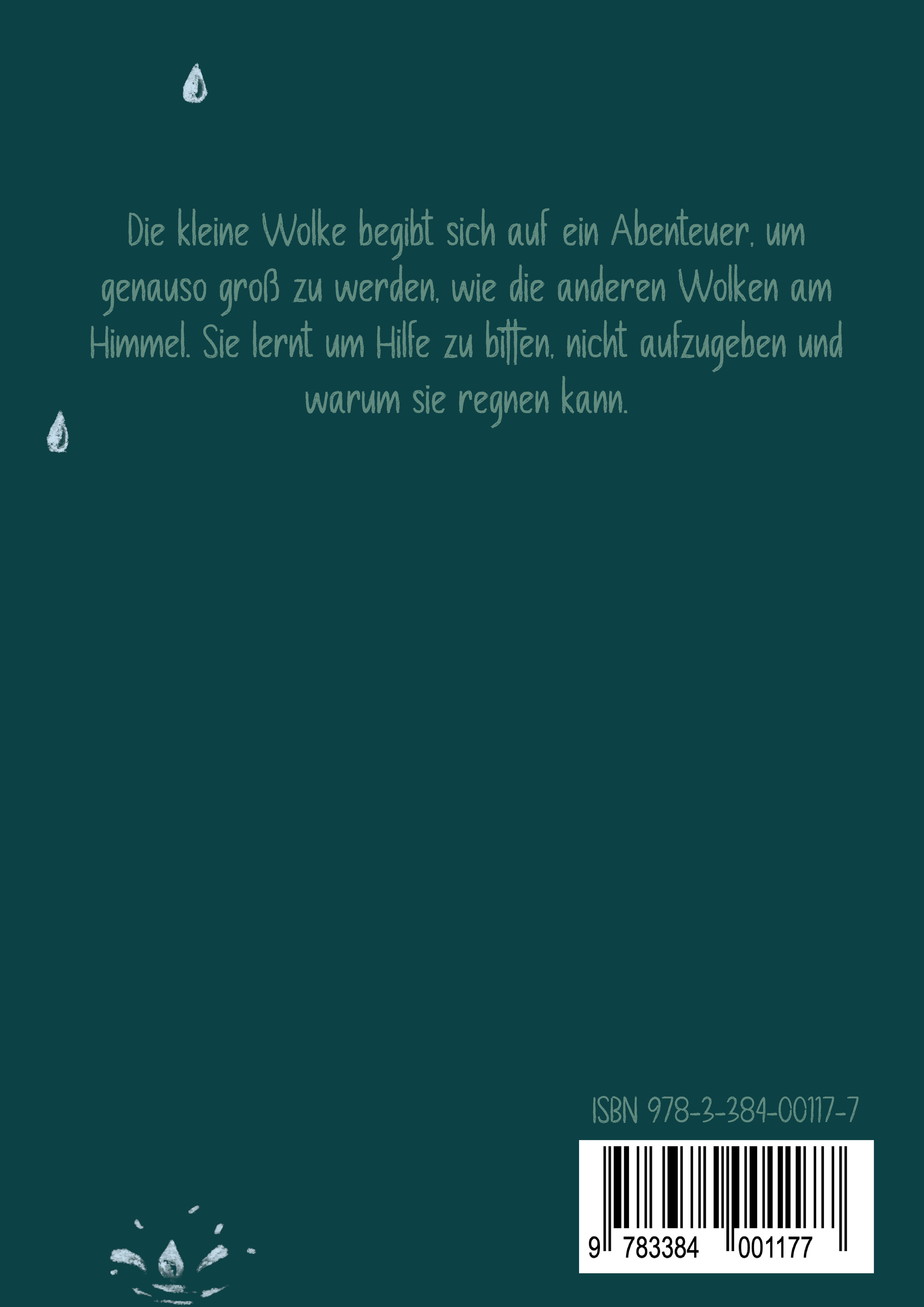 Rückseitencover Die kleine Wolke und der Regen
