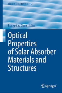 Vorderes Coverbild Optical Properties of Solar Absorber Materials and Structures