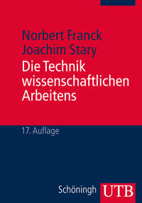 Vorderes Coverbild Die Technik wissenschaftlichen Arbeitens