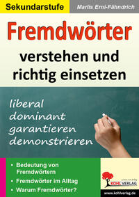 Vorderes Coverbild Fremdwörter verstehen und richtig einsetzen