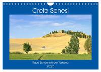 Vorderes Coverbild Crete Senesi - Raue Schönheit der Toskana (Wandkalender 2025 DIN A4 quer), CALVENDO Monatskalender