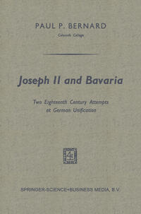 Vorderes Coverbild Joseph II and Bavaria