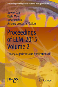 Vorderes Coverbild Proceedings of ELM-2015 Volume 2