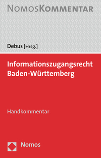Vorderes Coverbild Informationszugangsrecht Baden-Württemberg