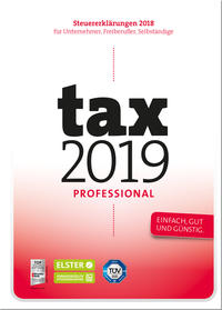 Vorderes Coverbild tax 2019 Professional