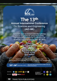 Vorderes Coverbild The 13th Annual International Conference on Sciences and Engineering (AIC-SE)