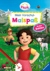 Vorderes Coverbild Heidi - Mein Vorschul-Malspaß Erste Zahlen