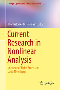 Vorderes Coverbild Current Research in Nonlinear Analysis