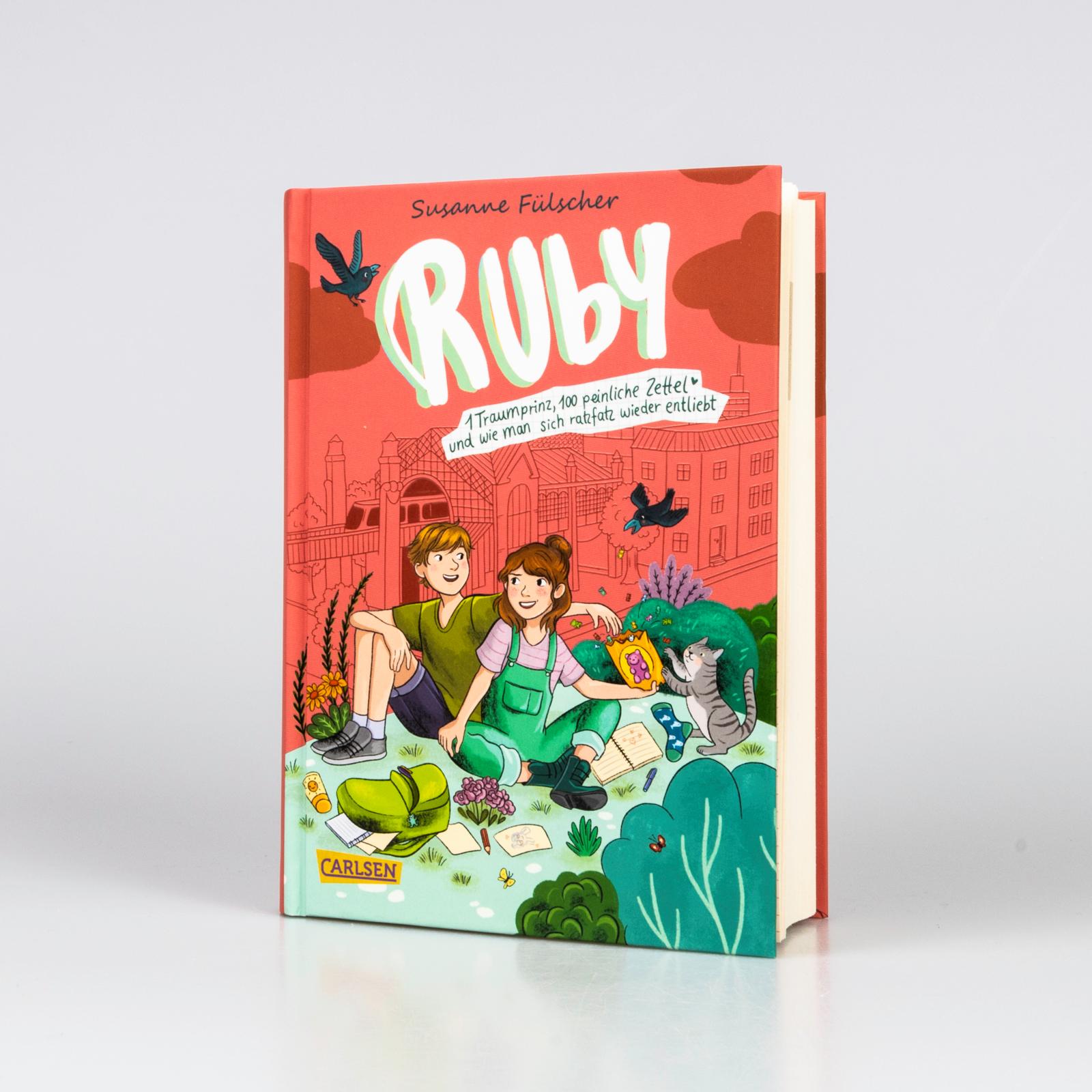 Beispielinhalt (Bild) Ruby 3: 1 Traumprinz, 100 peinliche Zettel und wie man sich ratzfatz wieder entliebt