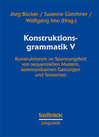 Vorderes Coverbild Konstruktionsgrammatik V