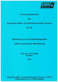 Vorderes Coverbild Optimierung von Haushaltkühlgeräten mittels numerischer Modellierung