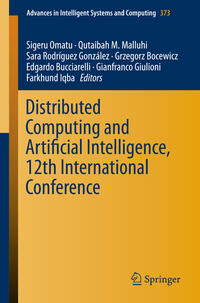Vorderes Coverbild Distributed Computing and Artificial Intelligence, 12th International Conference