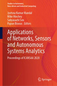 Vorderes Coverbild Applications of Networks, Sensors and Autonomous Systems Analytics