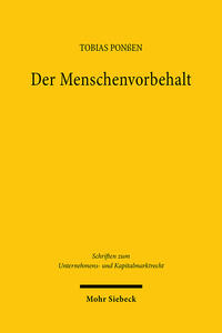 Vorderes Coverbild Der Menschenvorbehalt