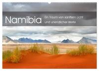 Vorderes Coverbild Namibia: Ein Traum von sanftem Licht und unendlicher Weite (Wandkalender 2025 DIN A2 quer), CALVENDO Monatskalender