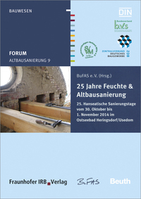 Vorderes Coverbild Forum Altbausanierung 9. 25 Jahre Feuchte und Altbausanierung
