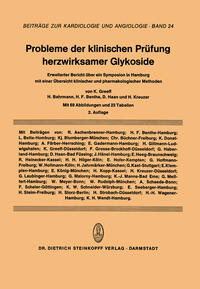 Vorderes Coverbild Probleme der Klinischen Prüfung Herzwirksamer Glykoside