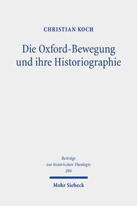 Vorderes Coverbild Die Oxford-Bewegung und ihre Historiographie