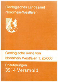Vorderes Coverbild Geologische Karten von Nordrhein-Westfalen 1:25000 / Versmold