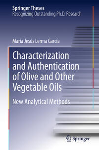 Vorderes Coverbild Characterization and Authentication of Olive and Other Vegetable Oils