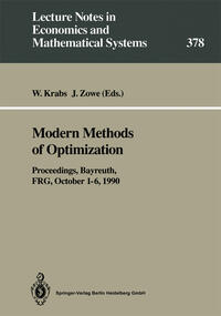 Vorderes Coverbild Modern Methods of Optimization
