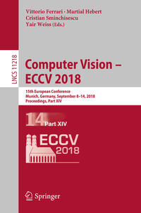 Vorderes Coverbild Computer Vision – ECCV 2018