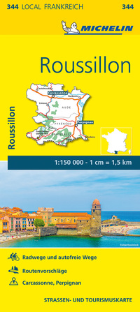 Vorderes Coverbild Michelin Roussillon