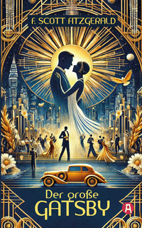 Vorderes Coverbild Der große Gatsby. F. Scott Fitzgerald