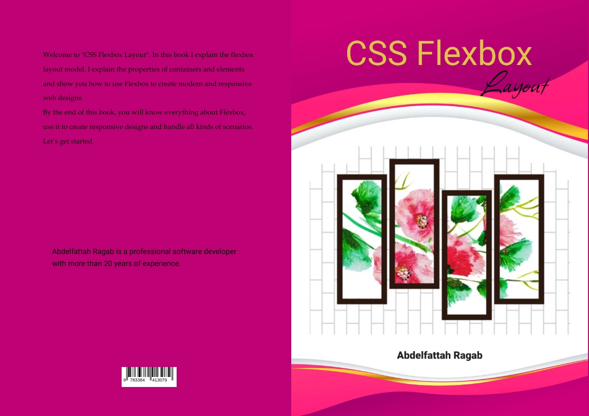Gesamtes Coverbild CSS Flexbox Layout