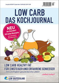 Vorderes Coverbild LOW CARB - Das Kochjournal